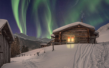 Aurora Borealis, night, borealis, sky, aurora HD wallpaper