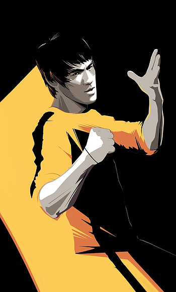 Bruce Lee, Dynamic , Action-packed, Heroic poses HD phone wallpaper