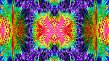 Trippy Psychedelic Fractal, trippy, psychedelic, aesthetic, green, red, Abstract, fractal, abstract green HD wallpaper