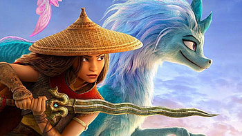 Top Raya , Last Dragon scenes, High-resolution backgrounds, Animated film HD wallpaper