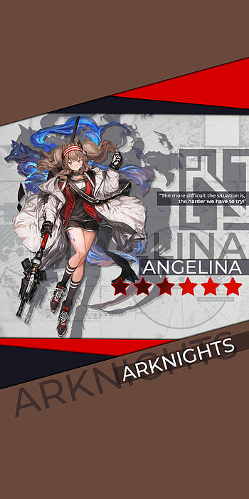 Angelina, video game, Arknights HD phone wallpaper