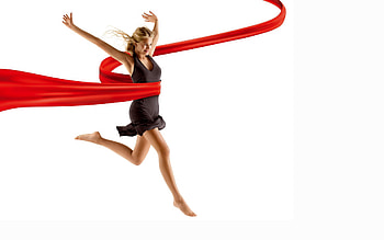Red Girl, girl, dance HD wallpaper