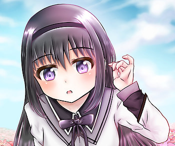Homura Akemi, Homura Akemi, Anime, Puella Magi Madoka Magica HD wallpaper