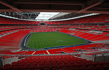 Empty stands, Wembley Stadium HD wallpaper