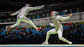 Fencing champions, Elegance and precision, Fencing artistry, Thrilling duels HD wallpaper
