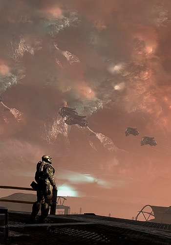 Halo: Reach gaming, collection, Signature artstyle, Mobile customization HD phone wallpaper