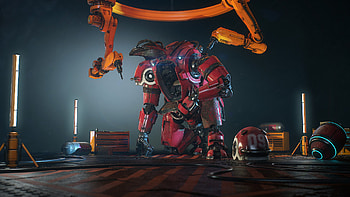 National Mech League - Repairs, Sci Fi, Mech, robot, mechanical, technology HD wallpaper