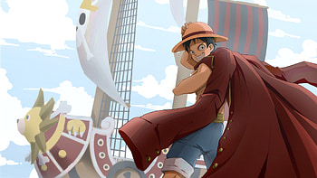 Monkey D. Luffy Thousand Sunny One Piece HD wallpaper