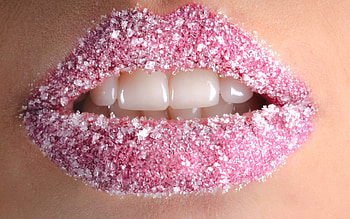 Pink, sweet, lios, lipstick, sugar, girl, mouth, woman HD wallpaper