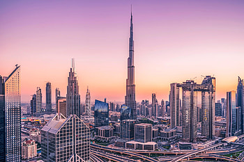 Middle East, Dubai skyline, Travels, Urban landscape HD wallpaper