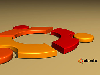 Ubuntu 3d Logo, ubuntu, linux, logo, computer, 3d HD wallpaper
