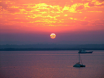 Cool Sunset, cool, beautiful, , sunset HD wallpaper