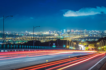 Cities, Shine, Light, Road, City Lights, Evening HD wallpaper