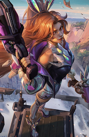 Miss Fortune, game, carton HD phone wallpaper