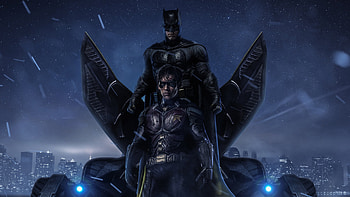 Batman And Robin, batman, robin, titans, artwork, superheroes, digital-art, behance, artist HD wallpaper