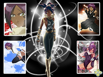 Yoruichi, sexy, girl, anime HD wallpaper