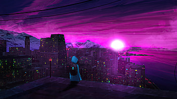 Empty Attempt, alone, synthwave, artist, artwork, digital-art, artstation HD wallpaper