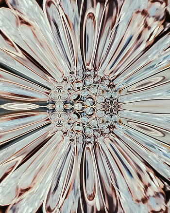 A captivating abstract crystal pattern with geometric shapes and sparkling detail. HD phone wallpaper