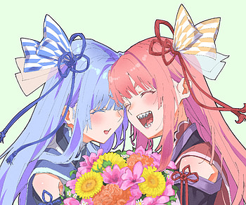 Kotonoha Twins, Kotonoha Aoi, Kotonoha Akane, Anime, Vocaloid HD wallpaper