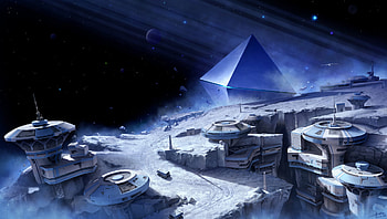 Futuristic Pyramid: Sci-Fi Structure, Sci Fi, Structure HD wallpaper