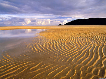 Landscape, Nature, Sky, Clouds, Sand HD wallpaper