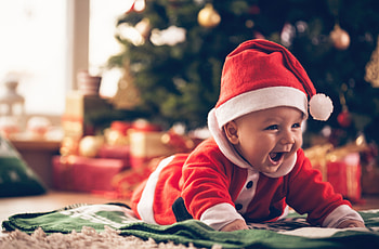 Christmas Baby Santa Outfit, baby, cute, christmas, celebrations, santa-claus HD wallpaper