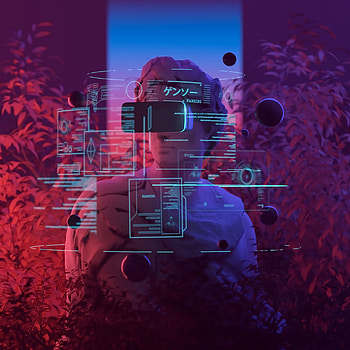 Art, Neon, Technologies, Technology, Virtual Reality, Viard, Viar HD phone wallpaper