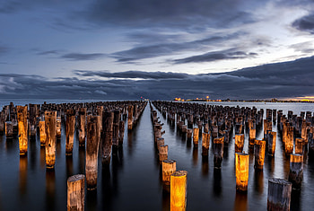 Princes Pier, Australia HD wallpaper