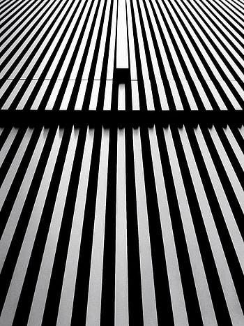 Building, Lines, Minimalism, Bw, Chb, Facade HD phone wallpaper