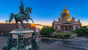 Saint Isaac's Plaza Saint Petersburg, City Squares HD wallpaper