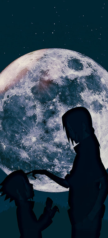 Sasuke and Itachi, naruto, sharingan, brother, saske HD phone wallpaper