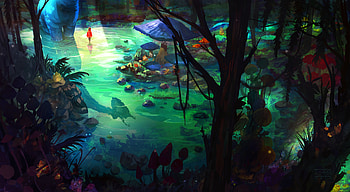 Fantasy, Art, Silhouette, Girl, Being, Creature HD wallpaper