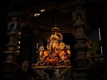 Ganpati baapa, Ganesha, Ganpati_Baapa, Pune_Ganesha HD wallpaper