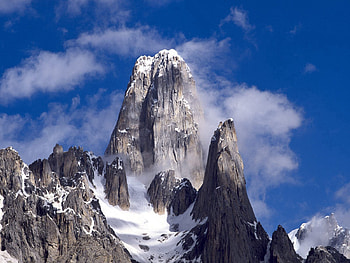 Nature, Clouds, Rock, Mountain, Vertex, Top, Pakistan HD wallpaper