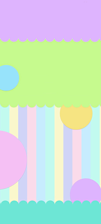Pastel circles, stripes HD phone wallpaper