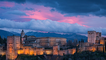 Alhambra, Spain HD wallpaper