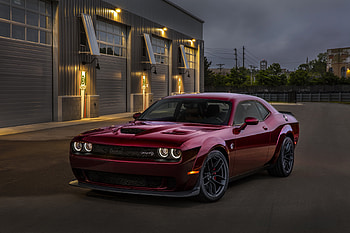 2018 Dodge Challenger SRT 392, front, sports car HD wallpaper