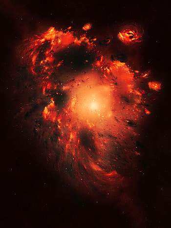 Universe, Stars, Shine, Brilliance, Galaxy, Congestion, Conglomeration HD phone wallpaper