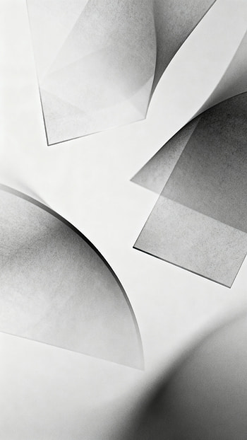 Monochrome Fold — Abstract , Abstract, Black & White HD phone wallpaper