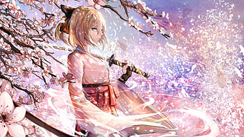 Fate Grand Order Anime Girl With Sword , fate-grand-order, anime-girl, anime, artwork, artist, digital-art, sword HD wallpaper