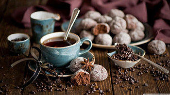 Gingerbread coffee, softness, graphy, tea, , gingerbread, abstract, , coffe, drink HD wallpaper