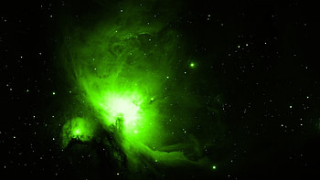 Messier 42, Green Nebula HD wallpaper