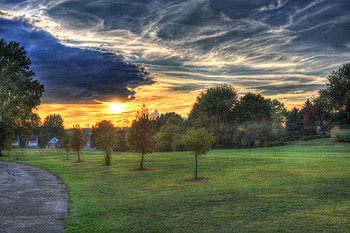 Summer Evening, summer, scenic summer, r, summer night, summer r HD wallpaper