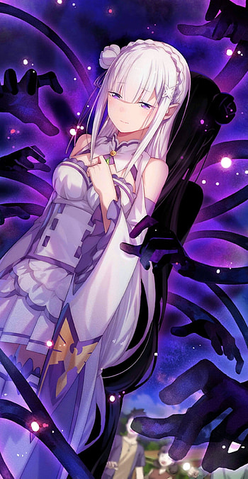 Re zero Emilia, rezero, rezero emilia, anime, re zero HD phone wallpaper
