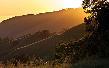 Nature, Mountains, Shine, Light, Rise, Sunrise, Morning, Appearance, Emergence HD wallpaper