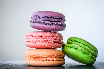 Food, Multicolored, Bakery Products, Baking, Macaroons, Makaroons, Macaroon HD wallpaper