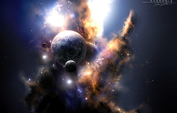 Landscape, Planets, Universe HD wallpaper
