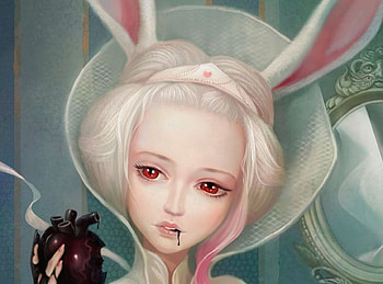 heartless, bunny, girl, less, heart HD wallpaper