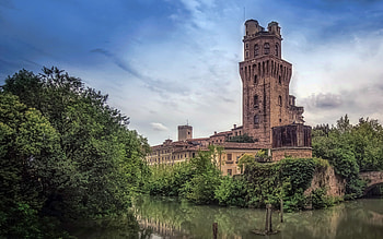 Castle of Padua, Italian landmarks, Astronomical observatory, European heritage HD wallpaper