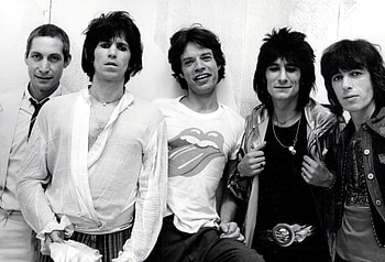 Mick Jagger, Keith Richards, Monochrome, Rock stars HD wallpaper